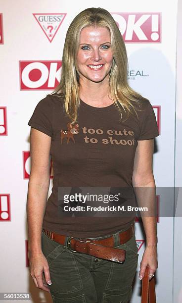 Actress Maeve Quinlan attends the United States debut of OK Magazine at the LAX Club on October 25, 2005 in Hollywood, California. .