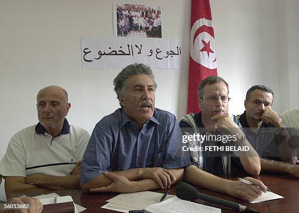 Lawyer and president of the Progressive Democratic Party Najib Chabbi, Spokesman of a leftist group Hamma Hammami, the president of the Tunisian...