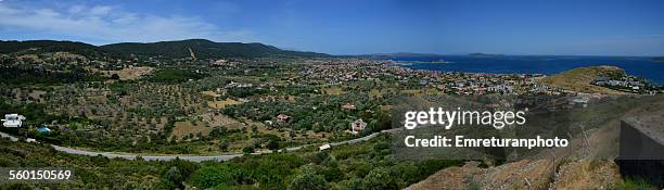 cesmelti & guvendik panoramiv view - emreturanphoto stock pictures, royalty-free photos & images