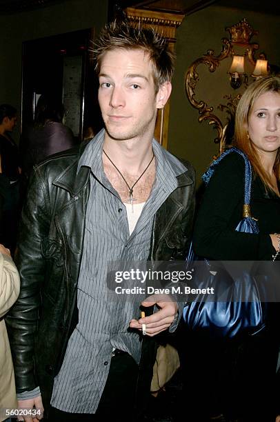 Sean Brosnam attends Cafe De Paris' 80th birthday on October 27, 2005 in London, England.