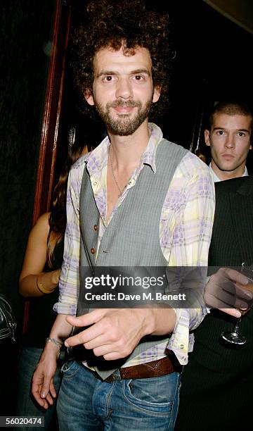 Frankie Poullain attends Cafe De Paris' 80th birthday on October 27, 2005 in London, England.