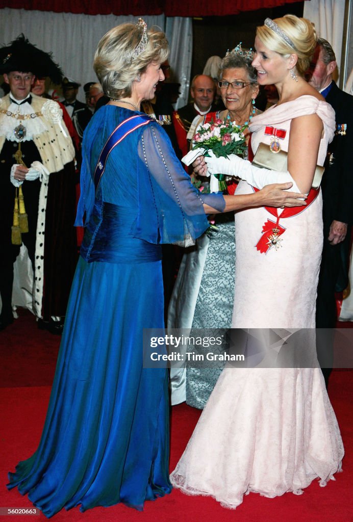 Norwegian Royals Attend Guildhall Dinner