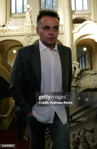 Filip Sapina arrives at fourth day of the district court hearing regarding the football betting scandal on October 27, 2005 in Berlin, Germany. Filip...