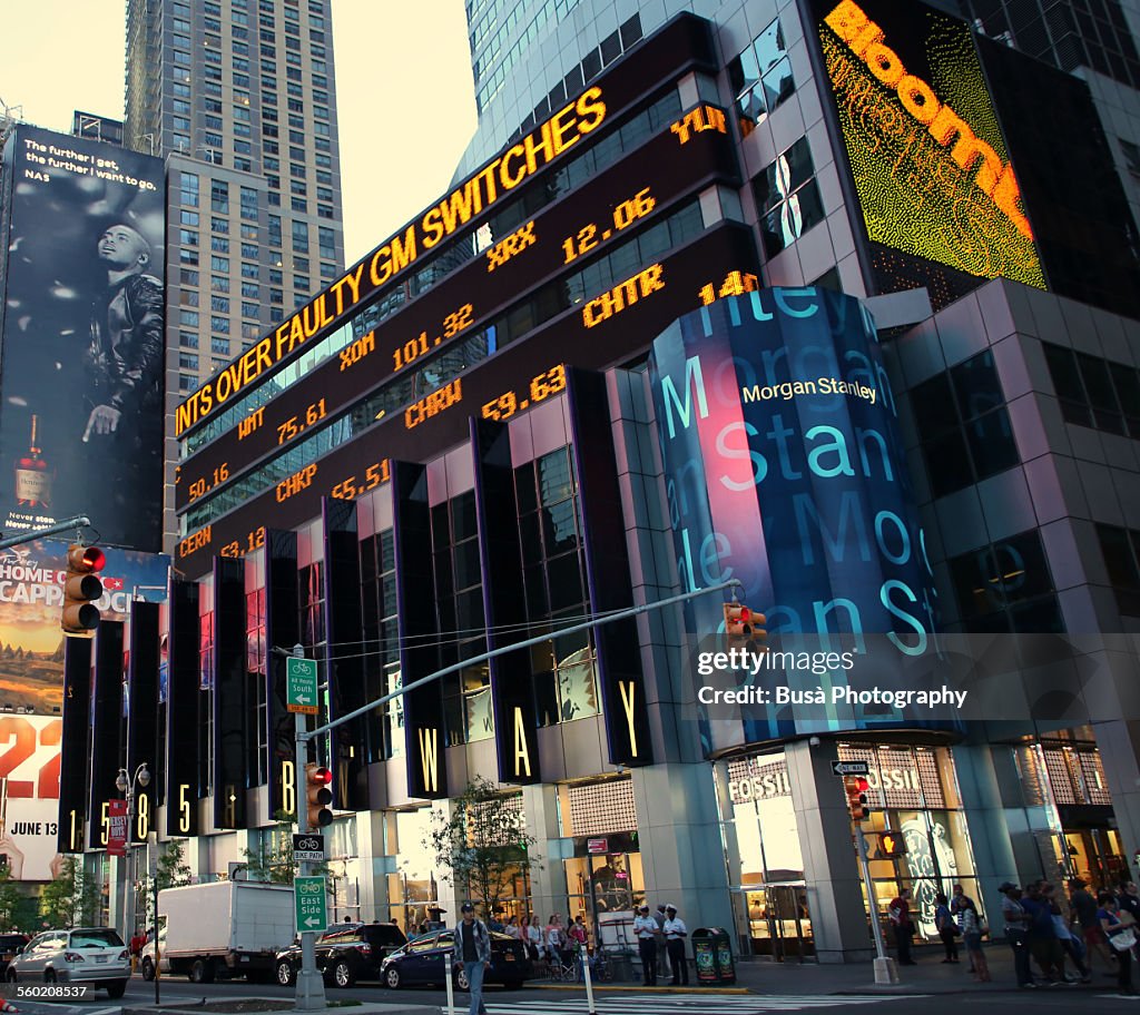 Morgan Stanley headquarters in Times Square, NYC