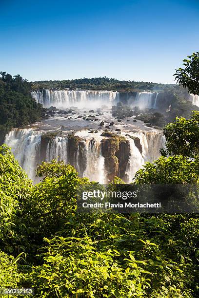 iguaçu waterfalls, unesco world heritage site - foz do iguacu stock pictures, royalty-free photos & images