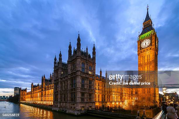 big ben, houses of parliament, london, england - thames embankment stock pictures, royalty-free photos & images