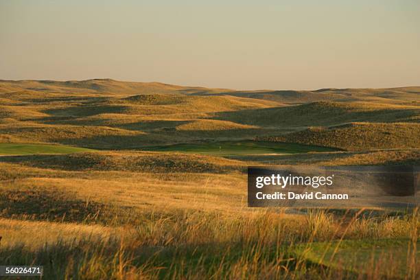 View of the 16th green from the 10th tee on the Sand Hills Golf Club, on September 16, 2005 in Mulllen, Nebraska, United States