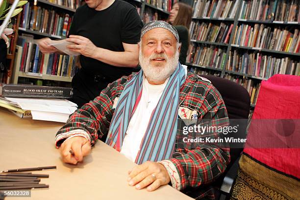 Photographer Bruce Weber signs copies of his new book "Blood Sweat and Tears: Or How I Stopped Worrying and Learned to Love Fashion" at Arcana: Books...