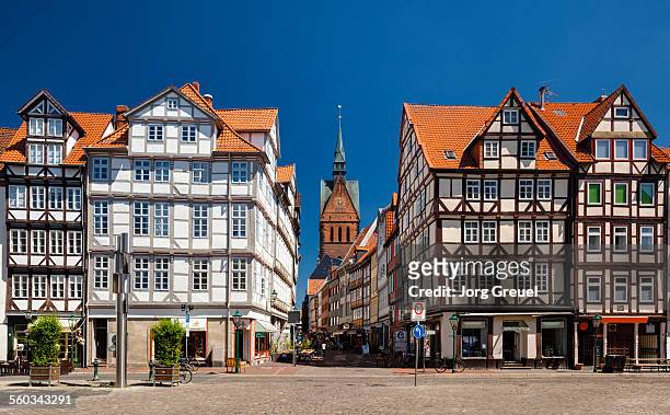 hanover old town - lower saxony stock pictures, royalty-free photos & images