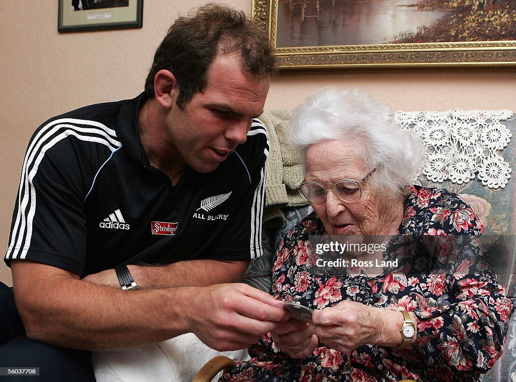 All Blacks Community Visit In Cardiff