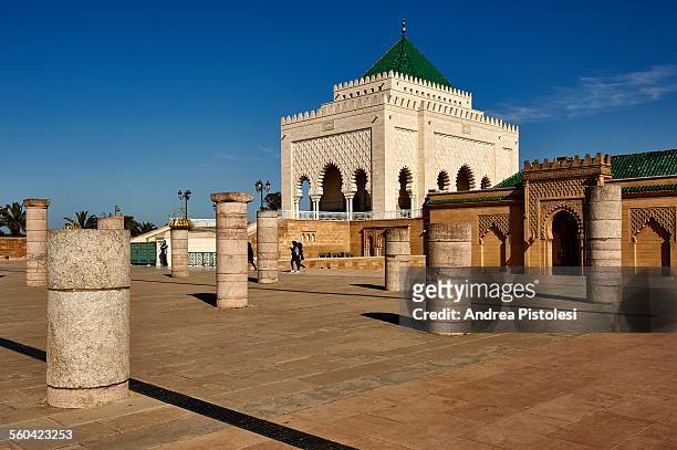 mausoleum of mohammed v, rabat, morocco - rabat morocco ストックフォトと画像