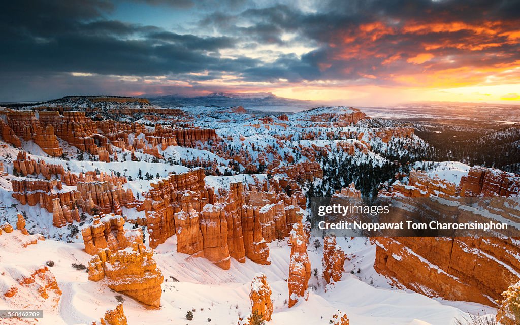 Winter in Bryce Canyon National Park