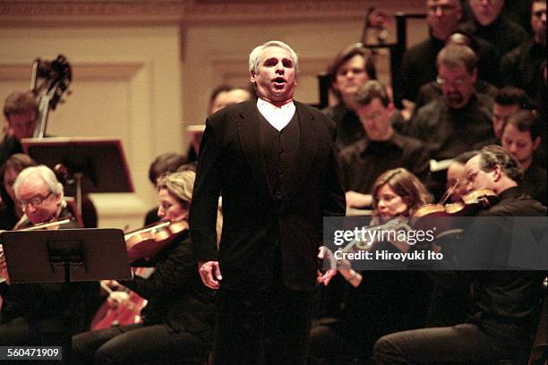 American Composers Orchestra performing Samuel Barber's ''Antony and Cleopatra" at Carnegie Hall on Sunday afternoon, April 6, 2003.This image:Neil...