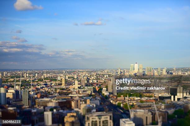 arial view of london - arial city stock pictures, royalty-free photos & images