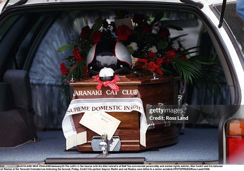 Who Is Rastus The coffin in the hearse with the bike helmet's of Bell Tea... News ...