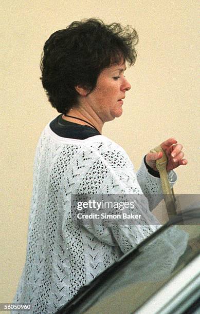 Elizabeth Healy leaves the Christchurch High COurt after day 8 of her trial for the death of Shae Hammond a child in her care as a Barnardo's...