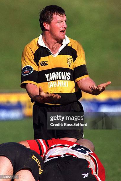 Taranaki's Kevin Barrett against Counties Manukau in the Air New Zealand NPC 1st division at Steelers Stadium, Pukekohe, Sunday. Taranaki won 2519.