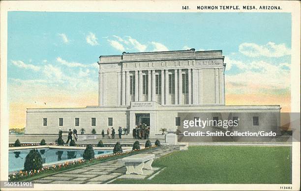 Mormon Temple, Mesa, Arizona, 1943.
