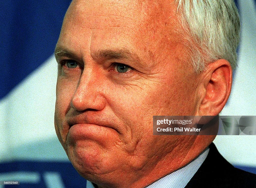 ACT Leader Richard Prebble ponders over a question