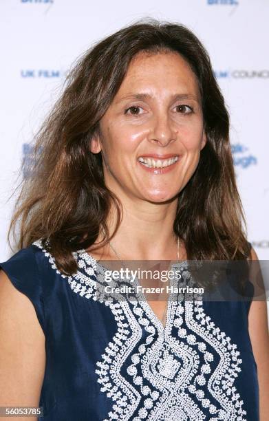 Honoree Claire Taylor, head of international sales with Renaissance Films, arrives at the UK Film Council's Inaugural "Breakthrough Brits" luncheon...