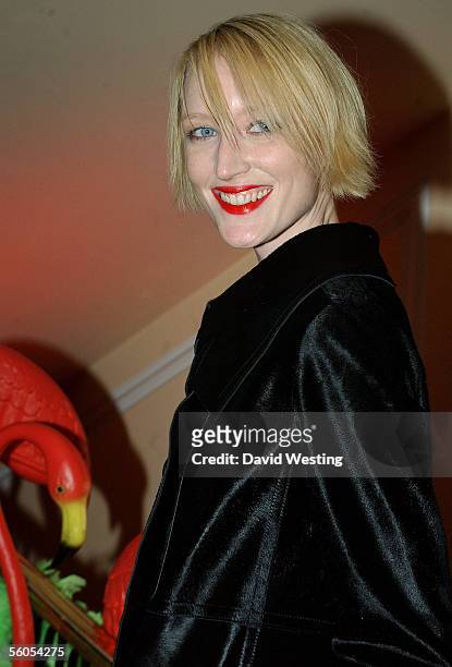 Jade Parfitt attends the aftershow party for the Supper Club at Porchester Hall November 1, 2005 in London, England. The event included 40...