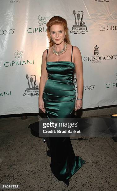 Sarah Ferguson arrives for The Cipriani Wall Street Concert Series at Cipriani Wall Street on November 1, 2005 in New York City.