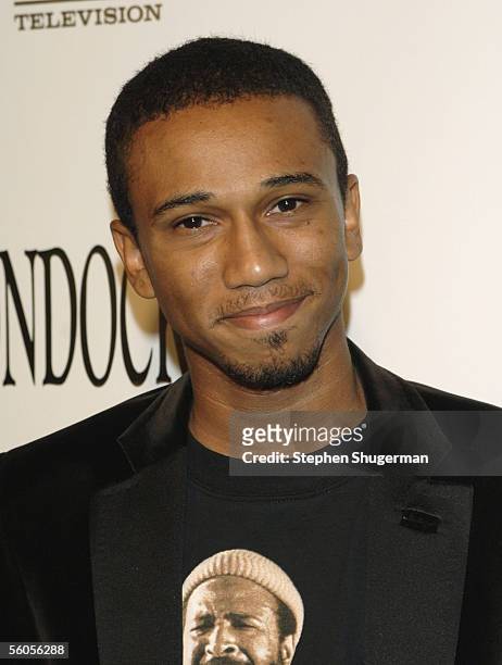 Creator/Executive Producer Aaron McGruder attends the Los Angeles Launch Party For The TV Series "The Boondocks" at Mood on November 1, 2005 in...