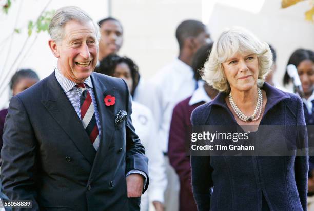 Prince Charles, Prince of Wales and Camilla, Duchess of Cornwall visit SEED School on the second day of their eight day visit to the United States on...