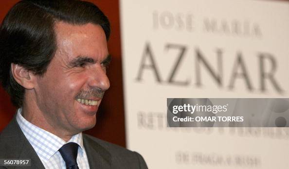 Aznar Edad Former president of the Spanish Government Jose Maria Aznar smiles ...