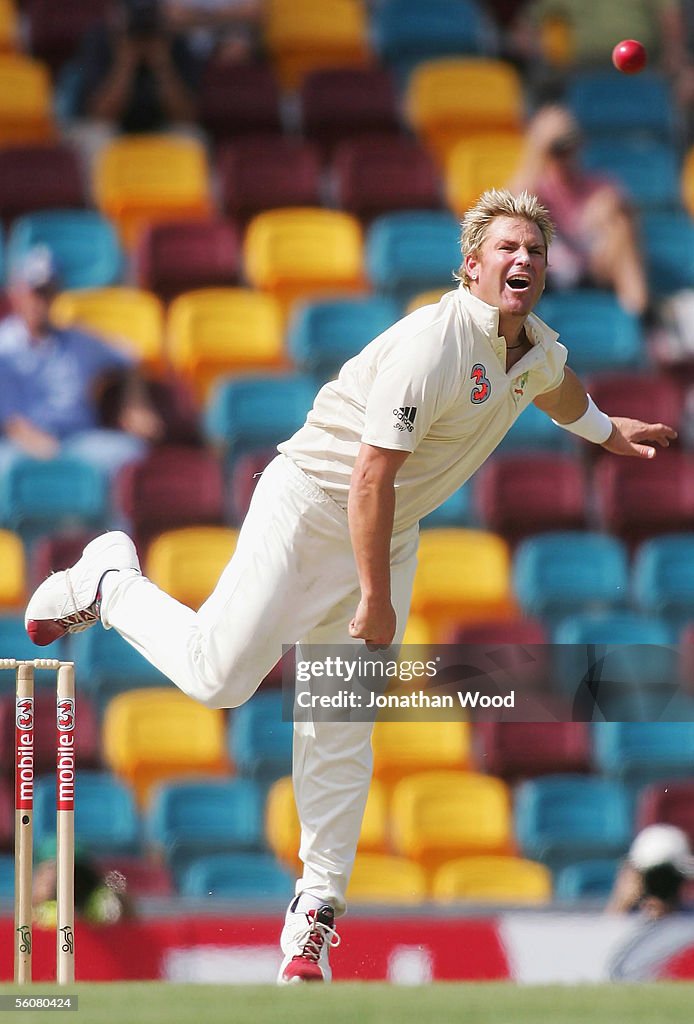 1st Test - Australia v West Indies - Day 2