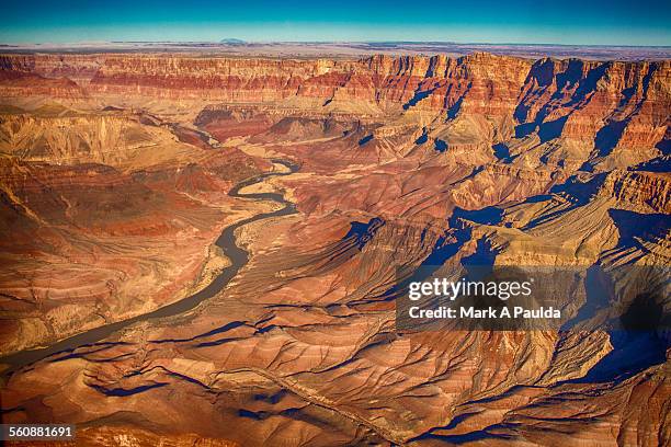 grand canyon - sedimentary stockfoto's en -beelden