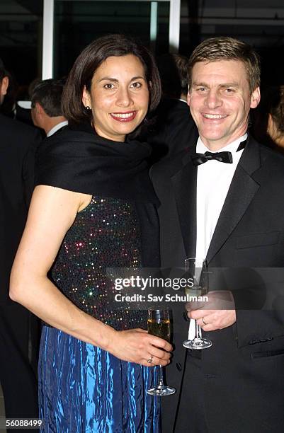 Mary and Bill English at the Fire and Ice ball held at the Hilton Hotel in Auckland, tonight, Friday.