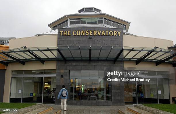 One of the main entrances into the Botany Downs Town centre shopping complex in the Howick Botany Downs suburb of east Auckland, Thursday.