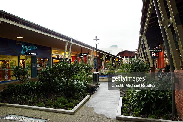 One of the main streets into the Botany Downs Town centre shopping complex in the Howick Botany Downs suburb of east Auckland, Thursday.