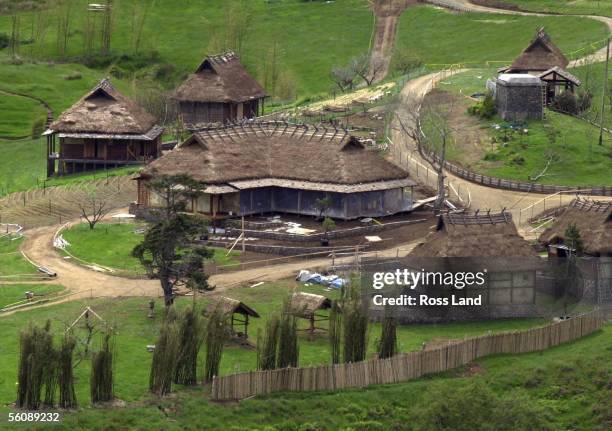 Work is well under way in the Uruti Valley in North Taranaki constructing the set of the latest Tom Cruise movie 'The Last Samurai'.