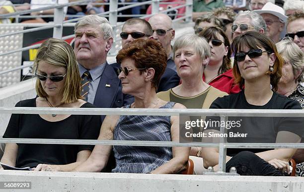 Patsy Clark Family Patsy Clarke, centre, wife of former All Blacks great Don Clarke,with ...