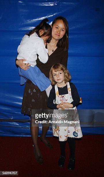 Woody Allen?s wife Soon-Yi Previn with her adopted children is seen at the opening of the Big Apple Circus Benefit in Lincoln Center on November 4,...