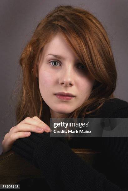 Actress Rachel Hurd-Wood poses at the Portrait Studio during the AFI Fest 2005 presented by Audi at the Arclight Theatre on November 5, 2005 in...
