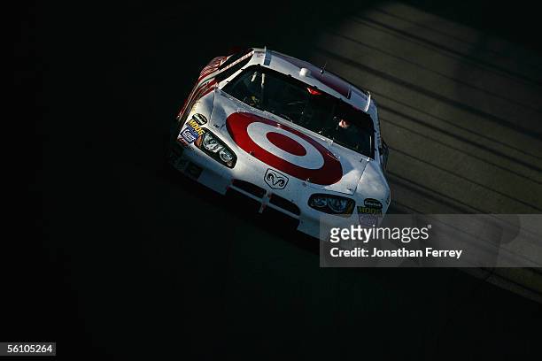 Casey Mears drives his Target Chip Ganassi Racing Dodge during the NASCAR Nextel Cup Series Dickies 500 on November 6, 2005 at Texas Motor Speedway...