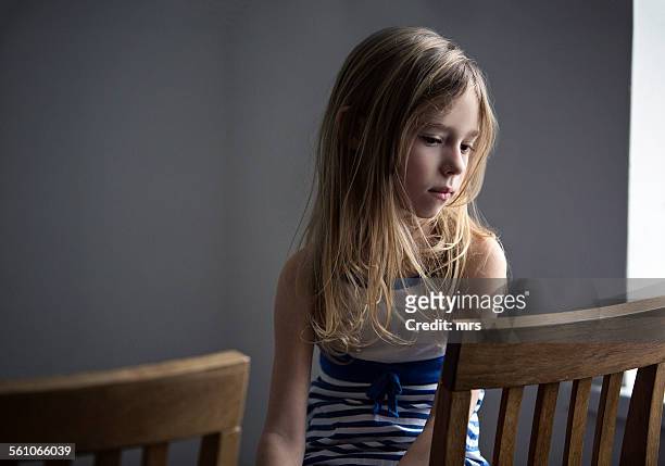 sad looking girl - latvia girls stock pictures, royalty-free photos & images