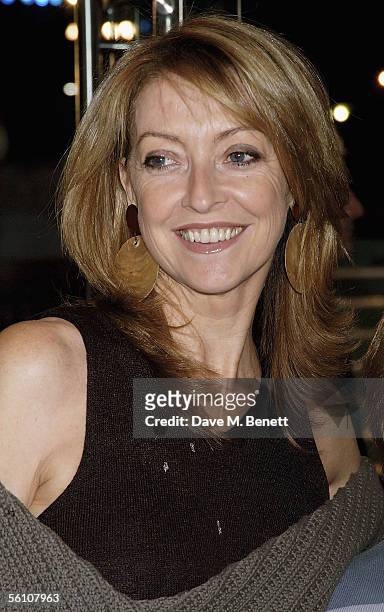 Actress Sharon Maughan arrives at the World Premiere of "Harry Potter And The Goblet Of Fire" at the Odeon Leicester Square on November 6, 2005 in...