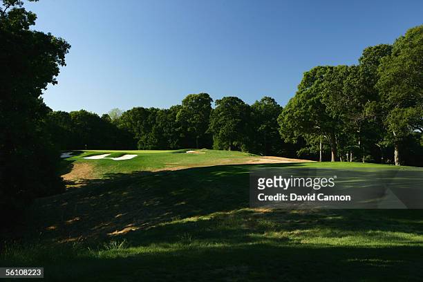 The 205 yard par 3, 3rd hole on the Black Course at Bethpage Sate Park venue for the 2009 US Open, on September 21, 2005 in Farmingdale, New York,...