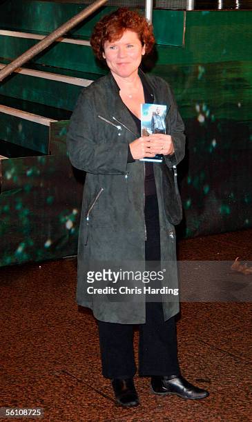 Imelda Staunton arrives at the World Premiere of "Harry Potter And The Goblet Of Fire" at the Odeon Leicester Square on November 6, 2005 in London,...