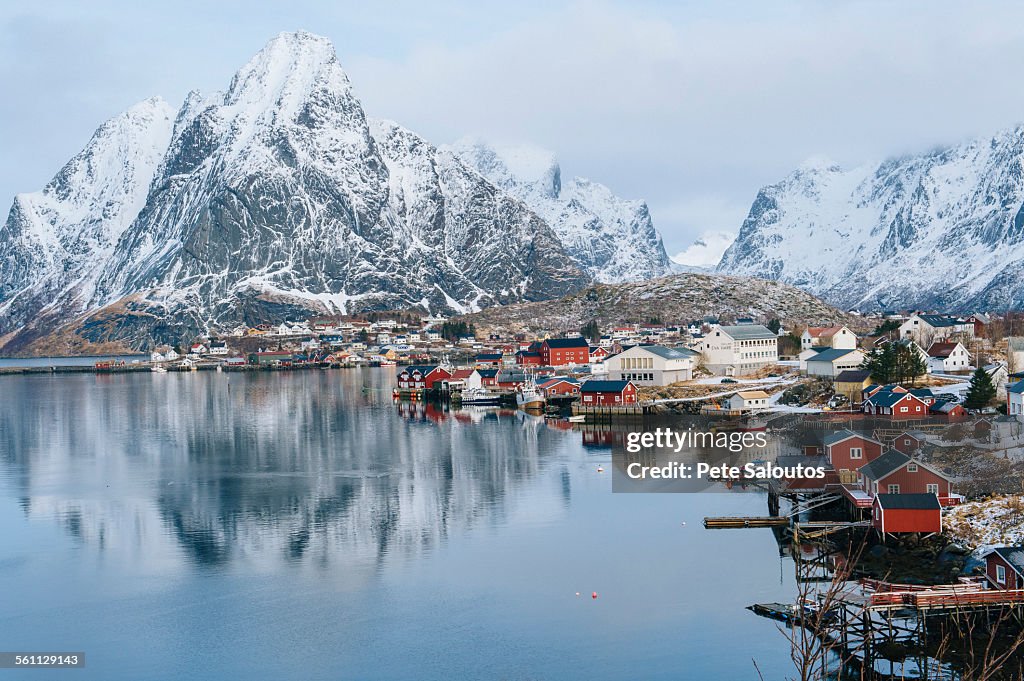 The fishing village of Reine, Lofoten, Norway