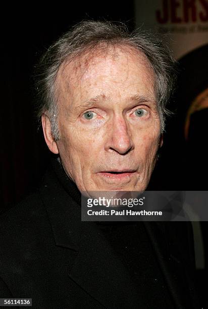 Personality Dick Cavett attends the play opening night of "Jersey Boys" after party at the Marriott Marquis November 6, 2005 in New York City.