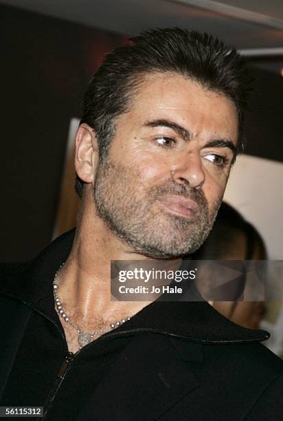 George Michael attends the Music Industry Trust Awards 2005 on November 7, 2005 in London, England. Michael Parkinson is the 2005 recipient of the...
