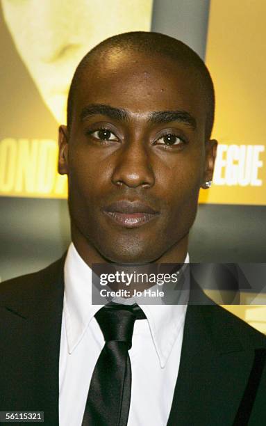 Simon Webbe attends the Music Industry Trust Award 2005 on November 7, 2005 in London, England. Michael Parkinson is the 2005 recipient of the Music...