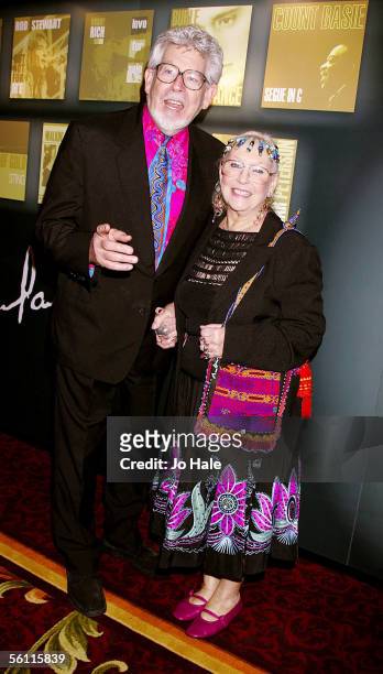 Rolf Harris and his wife Alwen a attends the Music Industry Trust Awards 2005 on November 7, 2005 in London, England. Michael Parkinson is the 2005...