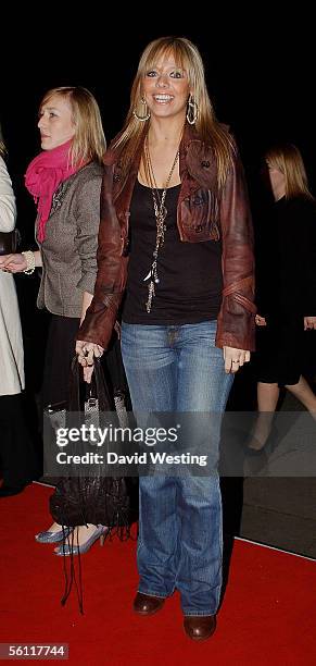 Liz McClarnon arrives at the aftershow party following the UK premiere of "In Her Shoes," at the Grosvenor House Hotel November 7, 2005 in London,...