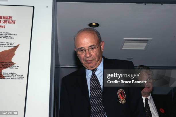 Sal Messina, New York Rangers analyst attends the Hockey Hall of Fame, for induction ceremony on November 7, 2005 in Toronto, Ontario, Canada. Sal...